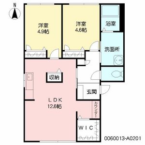 グレイス蔵上　Ａ棟　＊ A0201号-1