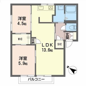 サンべルージュ名島　＊＊ A0201号室