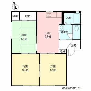 ＡＸＩＳ桑野Ⅲ　Ｂ棟　＊＊ B0101号-16