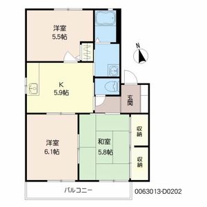 AXIS桑野Ⅲ D棟 D0202号-16