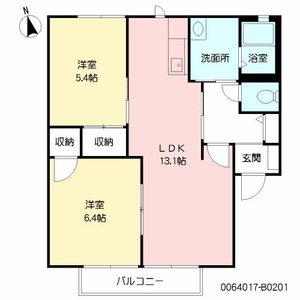 パークサイド田島　Ⅱ棟　＊＊ B0201号-16