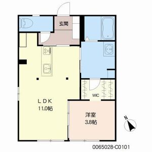 セフィラヒロセ　Ｃ棟　＊ C0101号室