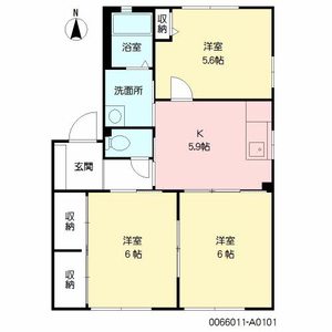 エルミタージュくにた　Ａ棟 A0101号室
