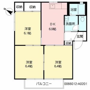 ディアスイースト　Ａ棟　＊ A0201号室