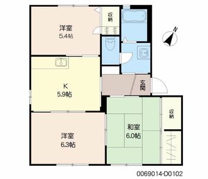 レガート外町　Ｄ棟 D0102号-14