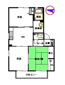 レガート外町　Ｆ棟 F0202号室