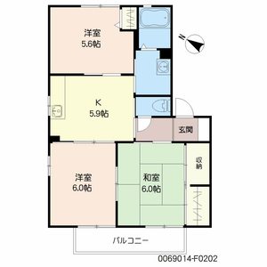 レガート外町　Ｆ棟 F0202号室