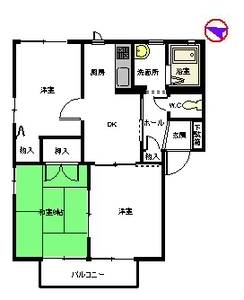 フレグランスピュア　Ｅ棟 E0101号室