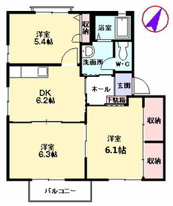 サンスカイエール　Ｃ棟　＊ C0202号-12
