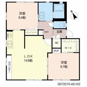 ディアス平野　Ａ棟　＊＊ A0102号室