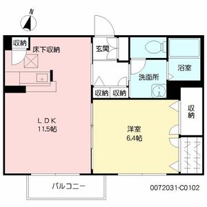 イル・ヴィアーレⅡ　Ｃ棟 C0102号室