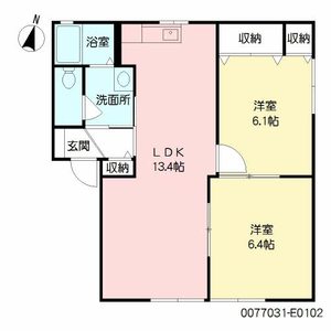 リジェール尾倉パートⅡ　Ｅ棟　＊ E0102号室