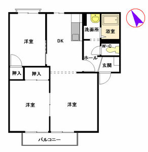 フレグランス高平　Ａ棟　＊＊ A0202号室