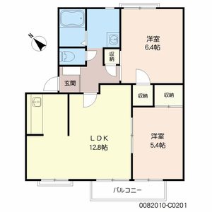 フレグランス高平　Ｃ棟　＊＊ C0201号室