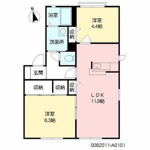 プランタン・パルク　Ａ棟　＊＊ A0101号-16