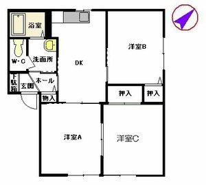 インフィオーレ芦田　Ｂ棟　＊＊ B0102号室