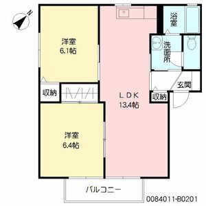 インフィオーレ芦田　Ｂ棟　＊＊ B0201号室