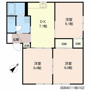 インフィオーレ芦田　Ｂ棟　＊＊ B0102号-16