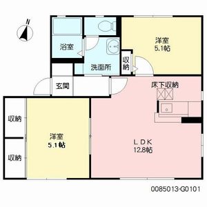 ハイラーク甘木　Ｇ棟　＊＊ G0101号-14