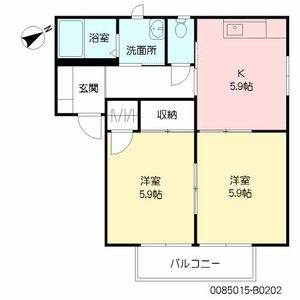 フォーレス三城　Ｂ棟　＊＊ B0202号-2