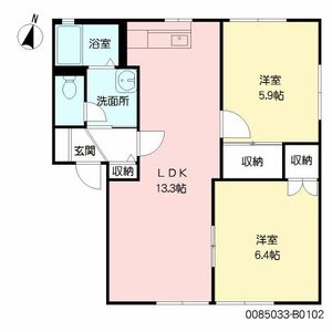 ハイラーク甘木　Ｂ棟 B0102号室