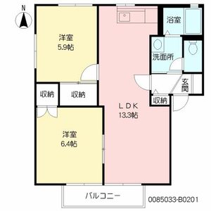 ハイラーク甘木　Ｂ棟 B0201号室