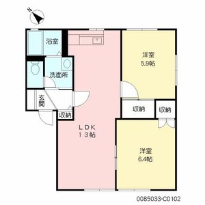 ハイラーク甘木　Ｃ棟 C0102号室