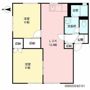ハイラーク甘木　Ｅ棟　＊＊ E0101号室