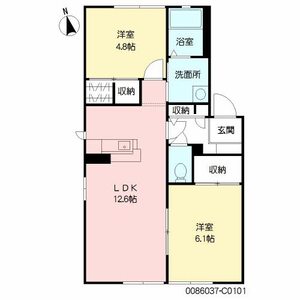 シャルム・K C棟 ** C0101号-15