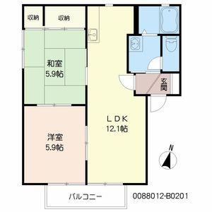 ヴェルドミール　Ｂ棟 B0201号室
