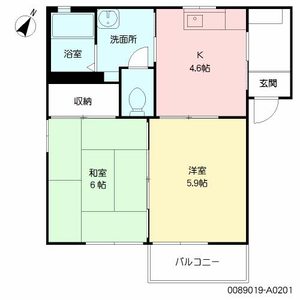 葵ハイツ　＊ A0201号室