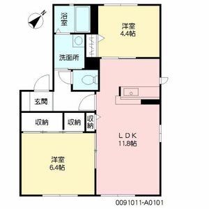 ウェールス中吉田　Ａ棟　＊＊ A0101号-16