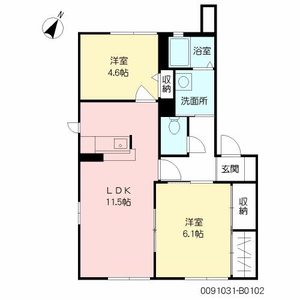 グランレーヴ　Ｂ棟　＊＊ B0102号-16