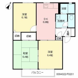 チェリーヒルズ　＊＊　Ｆ棟 F0201号-2