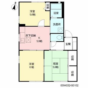 チェリ－ヒルズ　Ｇ棟　＊ G0102号-16