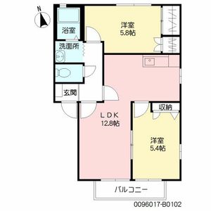 ハイアットセト　Ｂ棟　＊＊ B0102号室