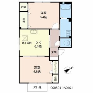 ドミール２００４　Ａ棟　＊＊ A0101号-16