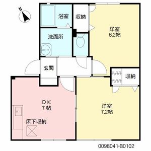 ドミール２００４　Ｂ棟　＊＊ B0102号-16