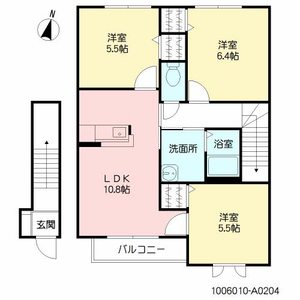 ラフィーネ・プロムナードⅢ　Ａ棟 A0204号室