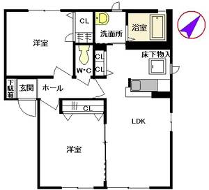 クレスト　Ａ棟 A0102号室