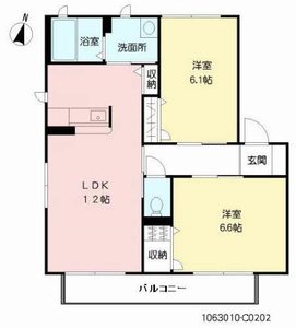 パストラル　Ｃ棟　＊＊ C0202号室