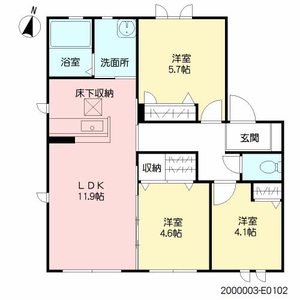 シャーメゾン和 E棟 * E0102号-3