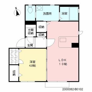 シャーメゾン夢咲　Ｂ棟　＊＊ B0102号-16