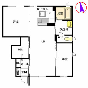 グランドパルク B棟 ** B0103号-16
