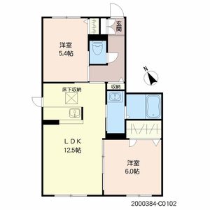 アトレ和泉Ⅱ　Ｃ棟　＊＊ C0102号室