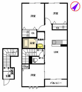 セピアコート赤坂Ⅱ　Ａ棟　＊ A0202号室