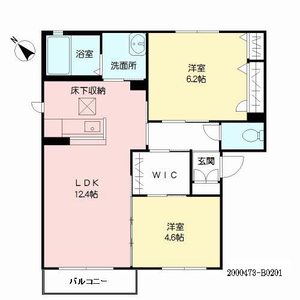 シャーメゾン谷町　Ｂ棟　＊＊ B0201号室