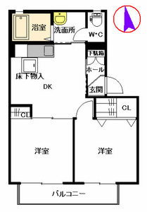 カーサ・ヴェルデ　＊＊ A0102号室