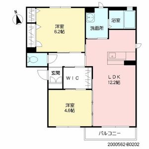 シャーメゾン西泉　Ｂ棟　＊＊ B0202号室