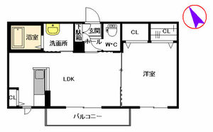 エステートＳＡＫＵＲＡ　Ｒ＆Ｃ　Ｃ棟　＊＊ C0202号室